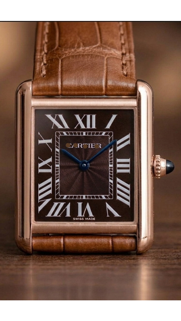 CT  BROWN DIAL BROWN STRAP